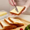 Lagerung Flaschen Gläser Kunststoff Butter Käse Cutter Box mit Deckel Haushalt Küche Backen Lebensmittel Slicer Tablett Frische Keeper Container Werkzeug