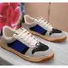 Discount Mens Women Men Luxury Designer shoes Leather white black Ace Sneakers casual brand shoe free gifts fashion luxury designer trainers