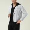 IEFB / erkek giyim Pileli Ceket Kısa Sonbahar Rahat Suit Uzun Kollu Yakışıklı Büyük Boy Fold Çentikli Yaka Blazers Y3841 D213 210524