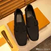 Iduzi Designer Mäns En Pedal Lazy Light Slip-On Loafers Male Leather British Business Dress Mens Dressing Shoes Coat of Paint