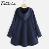 Tataria Women's Winter Jacket voor Dames Lange Parkas Vrouwelijke Hooded S Jas Uitloper 210514