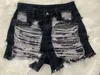 New Women Short Jeans Fringed Shorts Trousers Pants with Holes Denim Plus Size Casual Elastic Packet Club