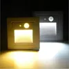 Lampada da parete 3W Sensore di movimento IP65 LED Luci per gradini per scale PIR Footlight Incasso Angolo luce Interni per esterni Pavimento sotterraneo