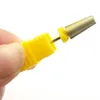 Nail Art Utrustning Guldsäkerhet 5 i 1 fin borr med snitt Tungstenkarbid Tapered Bits Nails Tillbehör Mräsklippare för manikyr