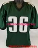 Stitched Men Women Youth Jay Ajayi Custom Sewn Green Football Jersey Brodery Custom Eventuellt namn nummer XS-5XL 6XL