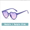 Groothandel Candy Heart kinderzonnebril Leuke zonnebrandcrème Brillen Fashion Party Girls Kid Roze bril Oculos De Sol