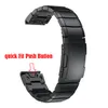 20 22 26mm Straps Watchband Tool-free Quick Fit Adapter Disassembly Stainless Steel Metal Buckle for Garmin Fenix 5 5X Plus 6 6X Pro 3HR 935