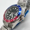 Hochwertige Herrenuhren von Pepsi, automatisches 2813-Uhrwerk, mechanische Uhr, Saphirglas, 40-mm-Gehäuse, komplett aus Edelstahl 316L, wasserdichte Schwimmarmbanduhr, Montre de Luxe