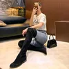 Women Boots Black White Grey Platform Shoes Over the Knee Womens Boot Leather Shoe Trainers Sports Sneakers Size 34-40 15