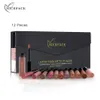 NiceFace 12 stks / set matte langdurige 12 kleuren gloss waterdichte stick 5GX12 schoonheid s make-up lipstick blws