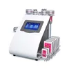 Portable 9 in 1 40k Ultrasonic Cavitation Slimming Vacuum Pressotherapy RF Cold Hammer Burn Laser Diode Cellulite Reduction Weight Loss Machine