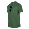 Taktik T-Shirt Erkekler Spor Açık Askeri Tee Hızlı Kuru Kısa Kollu Gömlek Hiking Avcılık Ordusu Savaş Giyim Nefes 210813