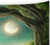 3D Nature Tree Art Hole Large Carpet Wall Hanging Mattress Bohemian Rug Blanket Camping Tent Fantasy Forest Printing Tapestry 485 5380232