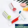 1pc 3色ホームプラスチック歯磨き粉チューブスクイーザー簡単ディスペンサーローリングホルダーバスルームサプライアクセサリー