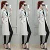 Women's Trench Coats Women Windbreaker 2022 Female Spring And Fall Overcoat Mid-length Lattice Coat Ladies Fashion Casual Top Women's