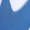 Women Cute Fruit Decoration Knitted Camis Spaghetti Strap Tanks Girls Summer Camisole Vest High Street For Women 210521