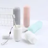 Portable Travel Toothbrush Storage Box Trip Plastic Gargle Cup Tooth-brush Holder Boxes Household Wash Dust-proof Home Daily Supplies BH5361