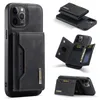 leather strong magnetic pair suction wallet cases For iPhone Mini 13pro 12 Pro 12pro 11 11pro