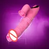 Adult Dildo Vibrator Pussy Licking Vibration Massager G Spot Clitoris Stimulator Massage Stick Fake Penis Recharge Magic Wand Adult Sex Toy Valentine Gift ZL0102