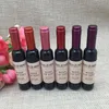 6 Kolory Matte Lip Gloss Red Wine Butelka Makijaż Ciecz Szminki Wodoodporne Długotrwałe Lipgloss Nawilża Kosmetyki Lip Tint