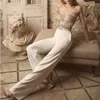 Women's Jumpsuits & Rompers Sexy Women Strapless Jumpsuit 2021 Spring Sleeveless Off Shoulder Slim Fit Casual Elegant Party Prom Sequin Trac