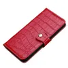 Top Fashion Wallet Phone Cases for IPhone 13 12 11 Pro Max XS XR X Flip Genuine Leather Case Crocodile Pattern Cellphone Shell Cov7621224