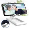 Quality Flexible Portable Phone Holder Rotate Plastic Stand Rectangle Bracket Universal Stretchable Mount for All Smartphones with Retail Box