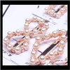 & Barrettes Jewelry Drop Delivery 2021 Ins Faux Pearl Women Clip High Quality Wholesale Custom Metal Cute Hair Clips Itk0N