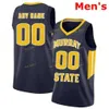 SJ NCAA College Murray State Racers Basketball Jersey 0 Майк Дэвис Демонд Робинсон 1 Daquan Smith 10 Tevin Brown Custom Stitched