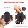 Auto telefoonhouder 360 graden auto clip-on luchtopeningen mobiele telefoon houder lucht ventilatie clip mount smartphone beugel mobiele telefoonstandaard