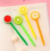 Fruit balpen pennen creatieve gel cartoon ballpoints pen fruit en fruitvorm