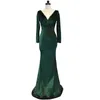 Casual Dresses Green Velvet Pearl Beading V Neck Long Sleeve Night Party Wear Sexy Cocktail Club Elegant Dress For Special Occasions