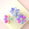 Fidget Toys Sensory Tie-Dyeブレスレット回転夜Flashiストレスキッズ蚊忌避剤は睡眠ギフト大人の減圧玩具驚き卸売在庫XZ