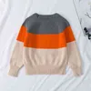 Autumn Winter Boys Girls Long Sleeve Fox Knitted Sweater 1-7Yrs s 100% Cotton Baby Kids 210429