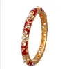 Women's Fashion Cloisonne Korean Version Hollowed Out Diamond Plated Jewelry Gift Court Style Retro Bracelet