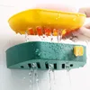 SOAP RAIL без бурения настенный настенный двойной слой губка блюдо в ванной комнате Блюда хранения держатель сливают лоток