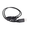 1 prise mâle à 2 câbles de prise femelle USB 2.0 ligne d'extension Y séparateur câble de données adaptateur secteur convertisseur