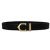 Fashion Belt for Man Woman C Letter Design Smooth Buckle Belts Width 34cm High Quality 3 Color Optional3956257