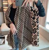 Wholesale 20color Letter Grid Printing Cashmere Scarves Fashion Designer Womens Hand Knitting Winter Thicken Keep Warm Wool Spinning Shawl Scarf Famous Scarf
