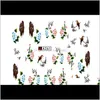 50 листов набор смешанный цветок перенос воды наклейки для ногтей наклейки наклейки художественные советы украшения маникюр наклейки Ongles Lvuzq Guass