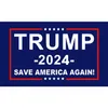 NewTrump 2024 Prendre des autocollants de voiture de l'American Polyester Sauvez l'American US Presidail Trumps Sticker Décoratif ZZF13158