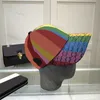 Fashion Designer Snapbacks Rainbow Color Baseball Hats Men Women Full Letter Print Cap Outdoor Sports Casual Caps