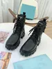 Star European lace up nude Martin boots women's designer real leather shoes snow omen's bots leisure wholesale women winter 35-40