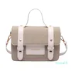 Fashion Msenger Hit Color Single Shoulder Handbag Small Square Bag