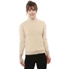 100% Merino Wool Dames Turtleneck Sweater Herfst Winter Warm Zachte Gebreide Pullover Femme Jumper Cashmere 211007