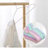 Gold Metal Clothes Hanger Adult Suit Coat Drying Rack Storage Closet Wardrobe Clothes Organizer Space Saving 5/10/20/30pcs/set 210702