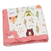 Toallas de baño para bebés, toalla de gasa de algodón de bambú de cuatro capas con muselina estampada, envuelta en una manta para bebé INS, 27 diseños YL493