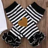 Baby Christmas Clothing Sets 5 Design Cartoon Printed Jumpsuit Kids Girls Stripe Bow Tie Headband Leg Warmer 3Pcs Outfit 02T 04228850735