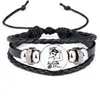 Glas Cabochon Armband Autismus weben einstellbare Mehrschicht -Wrap -Armbänder Charm Mode Schmuck Will und Sandy