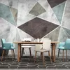 Sfondi Milofi Carta da parati personalizzata 3D Murale Nordico geometrico moderno e minimalista soggiorno sfondo pittura murale